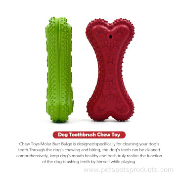 2021 Cute Bone Non-toxic Natural Rubber Dog Toys